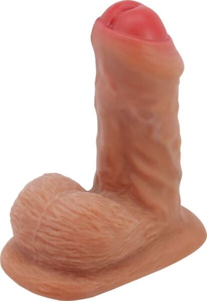 Dildo realista Pretty Love BW-008136N con ventosa y testículos en la base