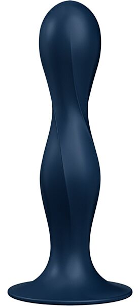 Dildo Satisfyer Double Ball-R con base de ventosa y dos bolas en el interior