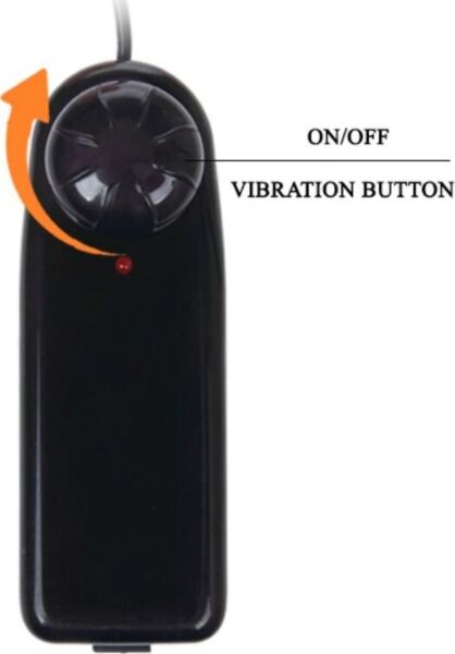 Dildo vibrador realista Baile The Big Penis de 23,5 cm, color carne, con ventosa