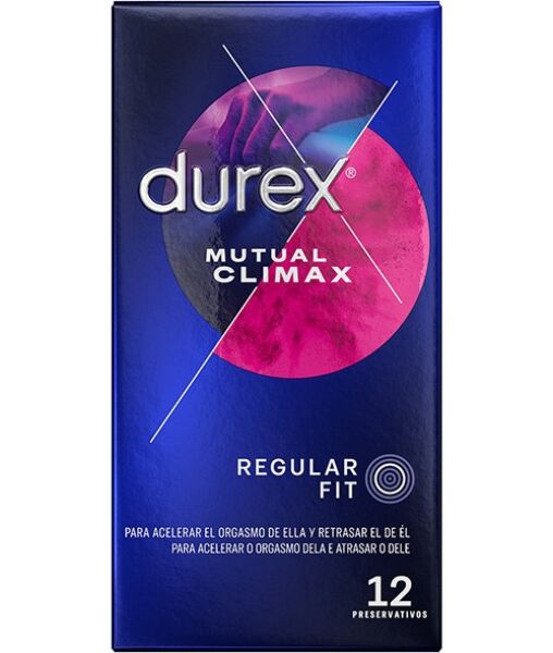 Estuche de preservativos Durex Climax Mutuo 12 unidades