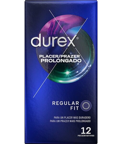 Caja de 12 preservativos Durex Placer Prolongado