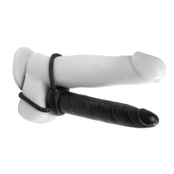 Arnés de doble penetración Pipedream Anal Fantasy Double Trouble, con su dildo y dos anillos