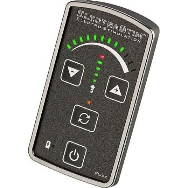Kit de electroestimulación ElectraStim Flick EM60-M con su estimulador, electrodo, almohadillas y anillos