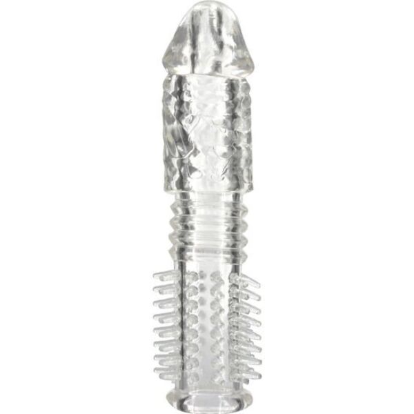 Funda para el pene Seven Creations con textura, transparente