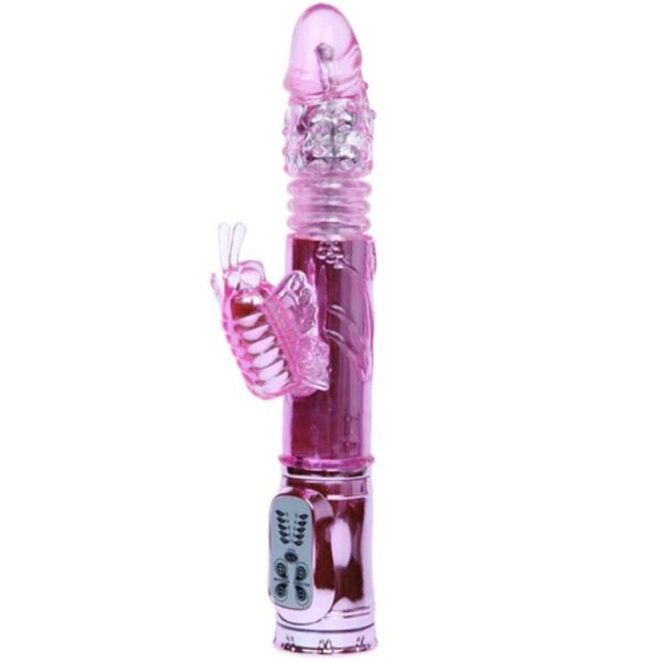 Vibrador rabbit Baile Rabbit Throbbing Butterfly, con su brazo para el clítoris