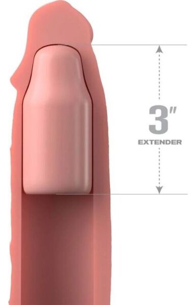 Funda de pene Fantasy X-Tensions Elite de Pipedream, con extensor extraíble