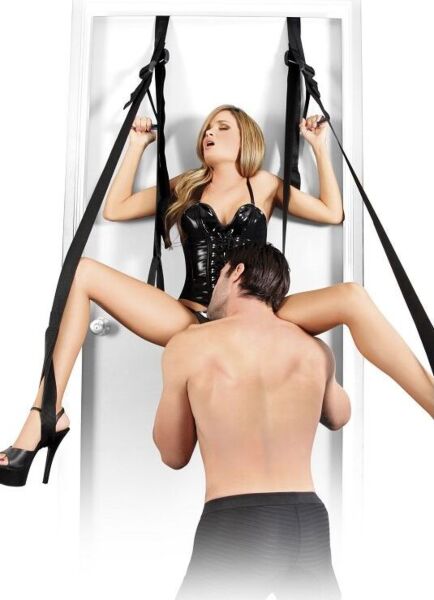 Columpio sexual para puerta Pipedream Fetish Fantasy Deluxe, con asiento acolchado y correas