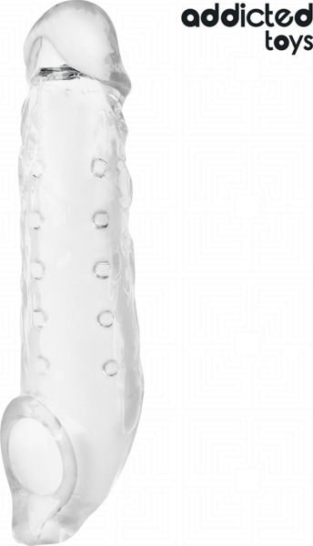 Funda para el pene Addicted Toys M 27 cm, transparente