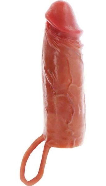 Funda para pene Get Real Hydrated Skin de silicona, de doble capa