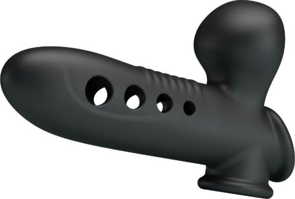 Funda para pene Pretty Love BI-026261Q de silicona, con airbag inflable y correa