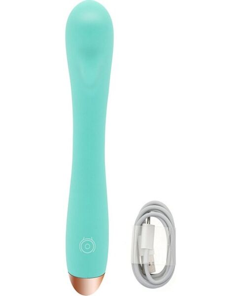 Vibrador para el punto G S Pleasures G Spot Turquoise, de color turquesa