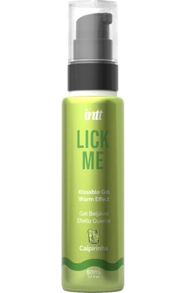 Gel comestible efecto calor INTT Lick Me, en sabores caipirinha y miel