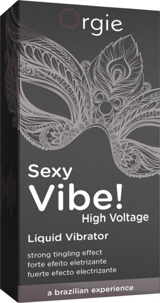 Bote airless de 15 ml del gel estimulante Orgie Sexy Vibe High Voltage