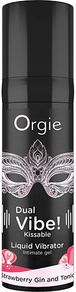 Gel íntimo besable Orgie Dual Vibe de 15 ml