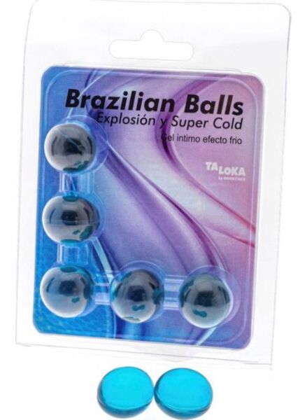 Pack de 5 bolas Brazilian Balls efecto frío de Diverty Sex