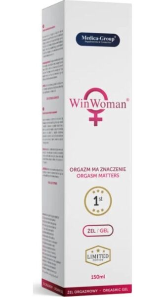 Envase de 150 ml del gel íntimo WinWoman Gel de Medica Group