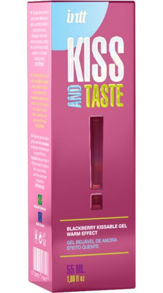 Gel íntimo besable Intt Releases 55 ml, de mora y con efecto calor