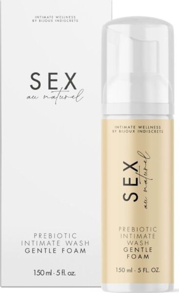 Espuma íntima prebiótica Bijoux Indiscrets Gentle Foam, bote de 150 ml
