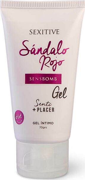 Gel íntimo Sexitive Sens Bomb en envase de 70 g