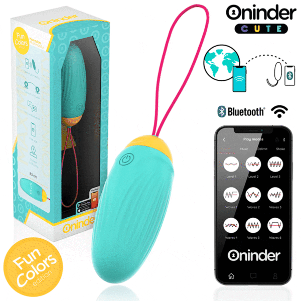 Huevo vibrador Oninder Cute de silicona