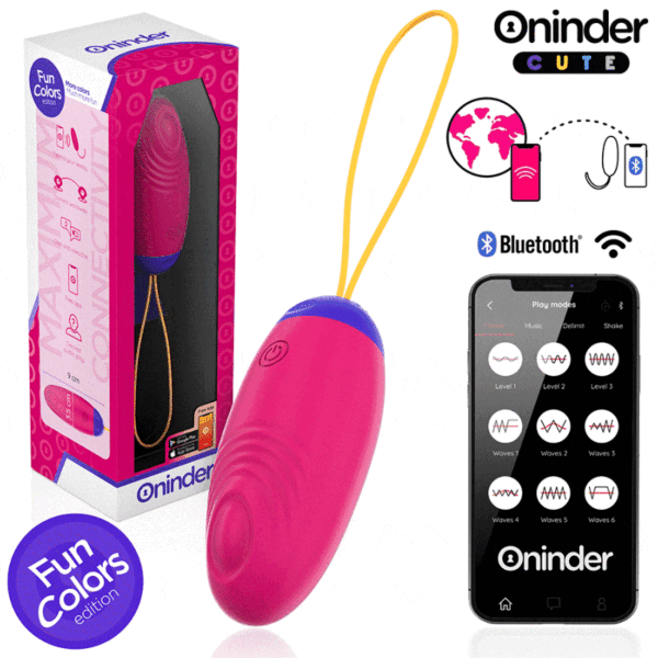 Huevo vibrador ONINDER CUTE de silicona