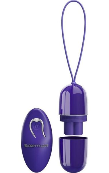 Huevo vibrador Pretty Love Arvin violeta con control remoto