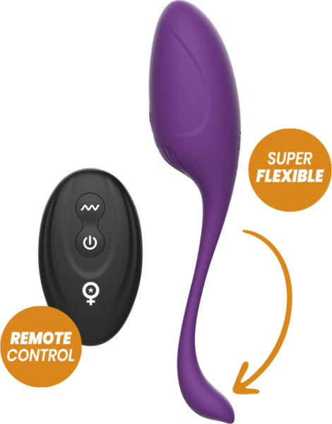 Huevo vibrador Rewolution Rewovo con su control remoto