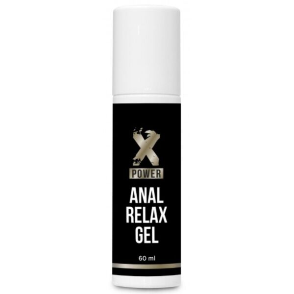Envase del gel relajante anal XPOWER Anal Relax Gel de 60 ml