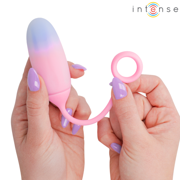 Vibrador de punto G Intense Pamela, curvado y con acabado en degradado de color