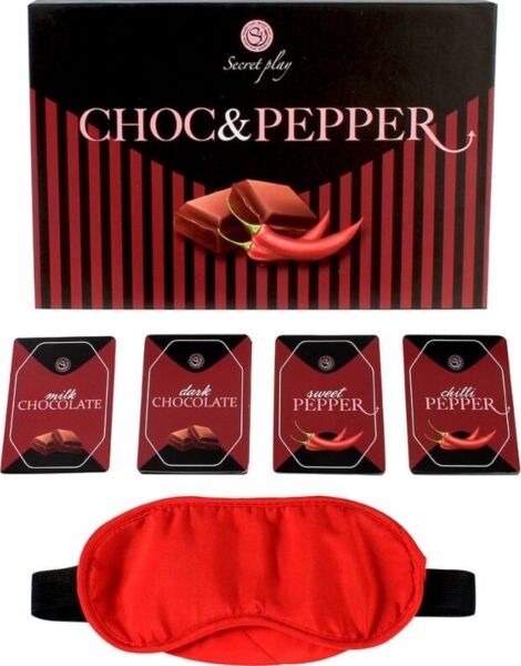 Juego de cartas Secret Play Choc & Pepper con sus cartas de chocolate y picantes