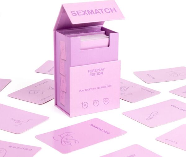 Juego de cartas para parejas Sexmatch Foreplay Edition de Secret Play, con su caja