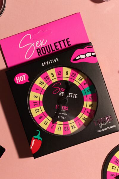Juego erótico Sex Roulette Lovers Game de Sexitive, con su flecha giratoria