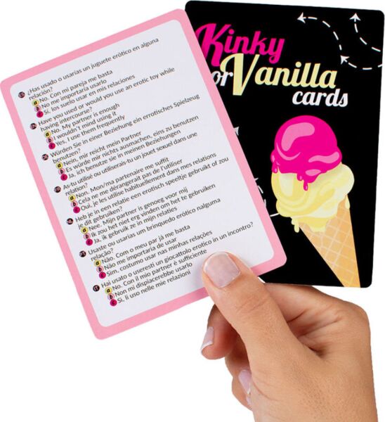Juego de mesa erótico Secret Play Kinky or Vanilla, con su caja