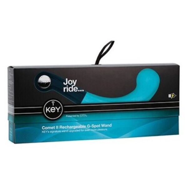Vibrador Key Comet II de KEY by Jopen, curvado, para el punto G
