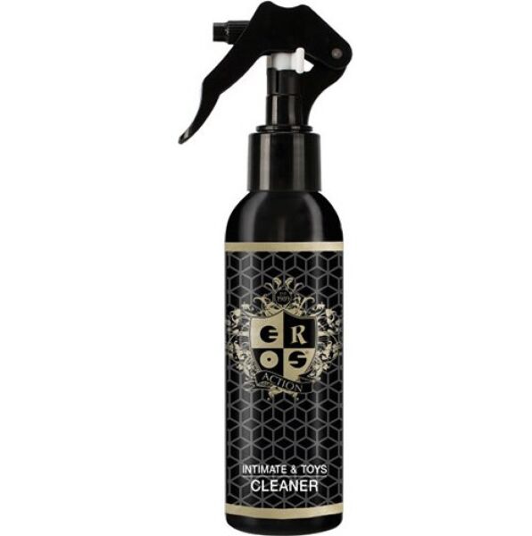 Bote con vaporizador del limpiador Eros Action Intimate & Toys Cleaner de 150 ml