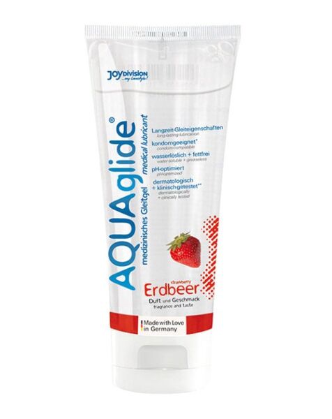 Lubricante de base agua Joydivision AQUAglide 100 ml, en sus cinco sabores