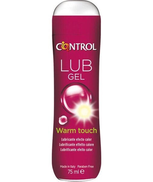 Gel lubricante Control Warm Touch 75 ml con efecto calor