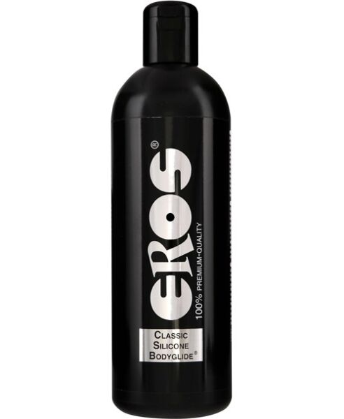 Lubricante de silicona Eros Classic Silicone Bodyglide en su envase