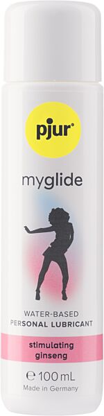 Frasco del lubricante de base agua Pjur Myglide