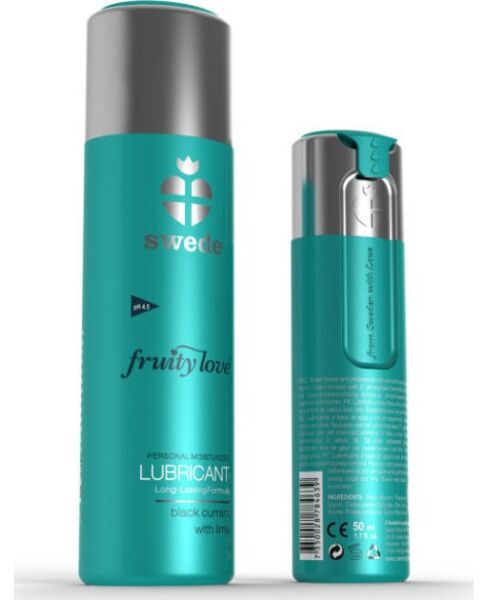 Envase de lubricante de sabores Swede Fruity Love