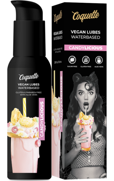 Lubricante de base agua Coquette Chic Desire en envase airless de 100 ml