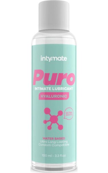 Lubricante base agua Intymate Puro Hyaluronic de 100 ml