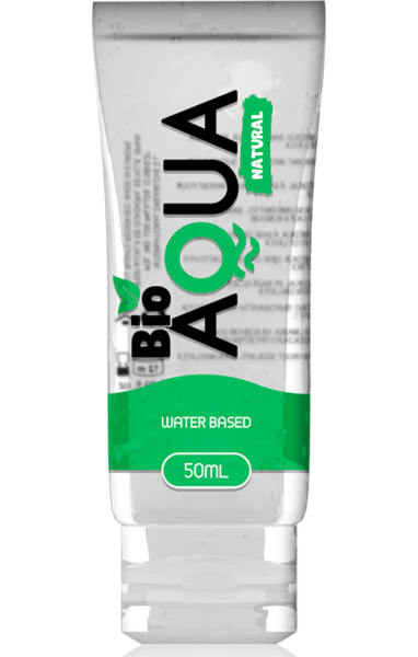 Bote transparente de lubricante Bioaqua de base agua