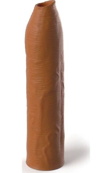 Funda extensora de pene Pipedream Fantasy X-Tensions Elite Uncut, de silicona, con extensor y correa