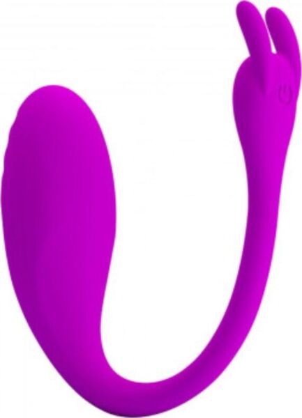 Huevo vibrador Pretty Love Catalina, con su cola flexible de orejas de conejo