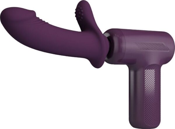 Masajeador tipo pistola Pretty Love BW-055028 en color morado