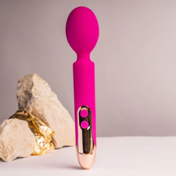 Masajeador wand Rocks-Off Oriel Wand con cabezal flexible de silicona