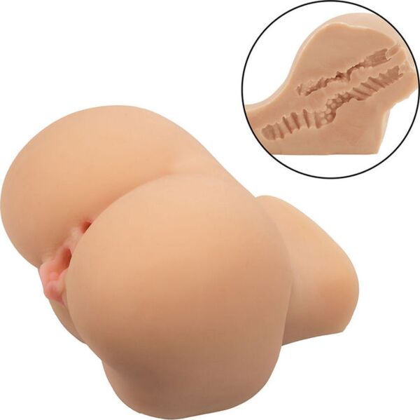 Masturbador anatómico CalExotics The Farmers Daughter con entrada frontal y posterior