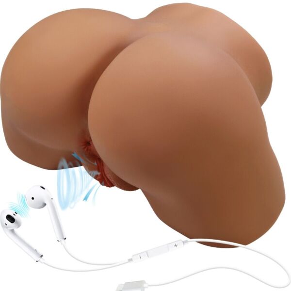 Masturbador Crazy Bull Geriann con forma de trasero femenino y dos entradas