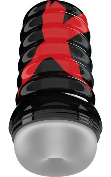 Masturbador PDX Elite Air-Tight con su carcasa exterior acanalada